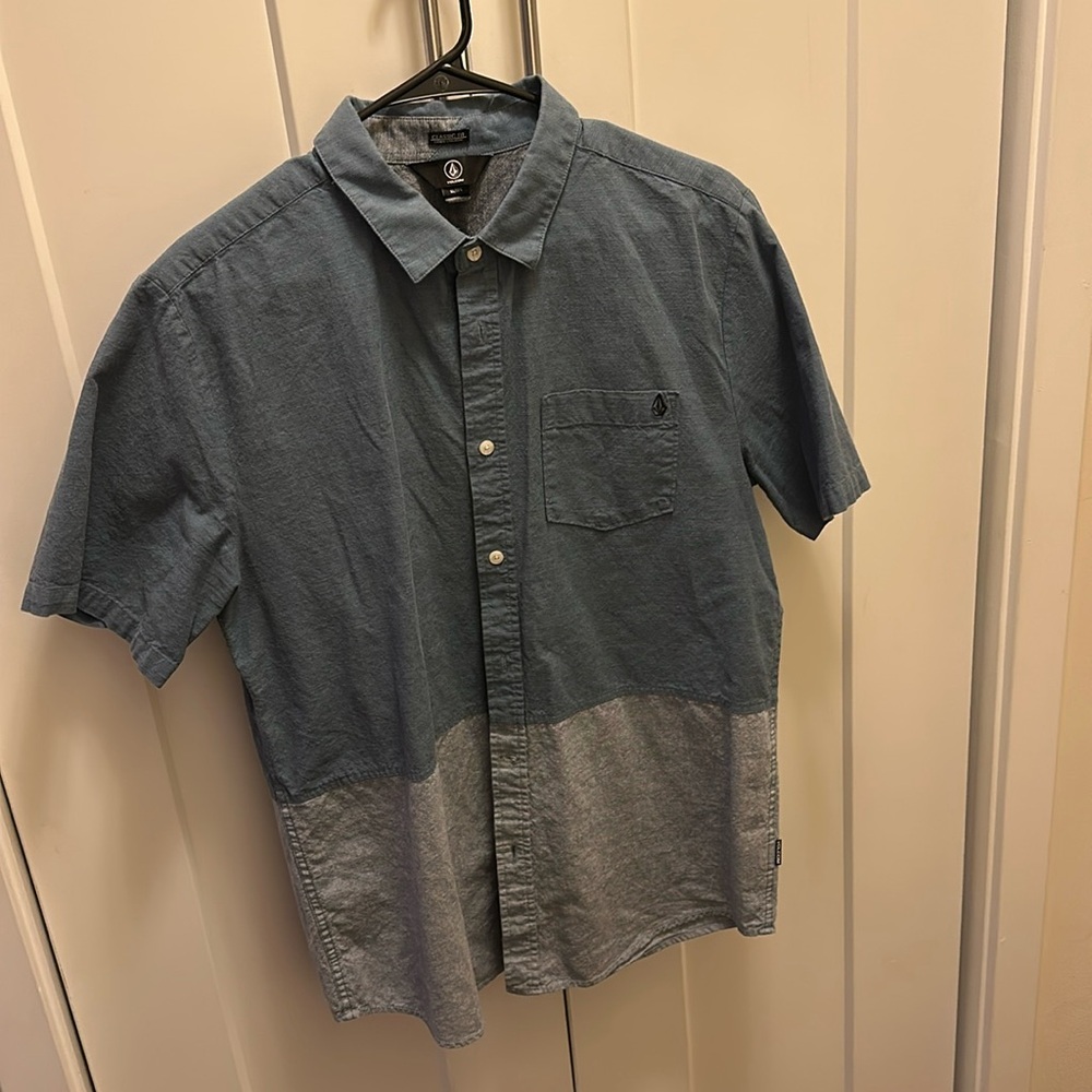 Volcom gradient short sleeve button up